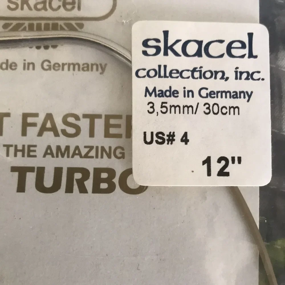 Skacel Addi Turbo Circular Knitting Needles US 4 12”